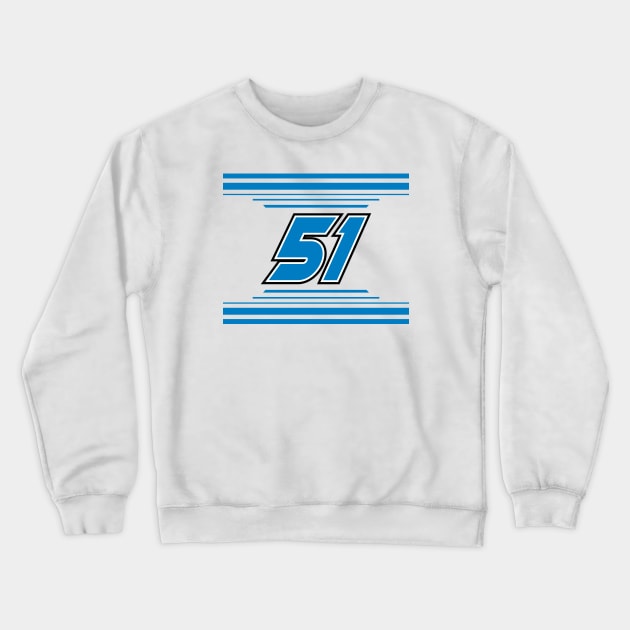 Justin Haley #51 2024 NASCAR Design Crewneck Sweatshirt by AR Designs 